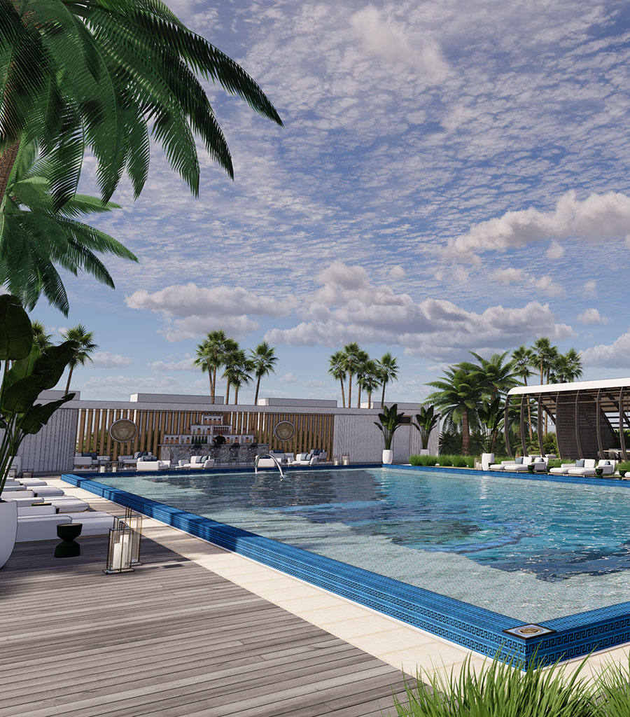 Image of Maixmus by Versace Pool Area