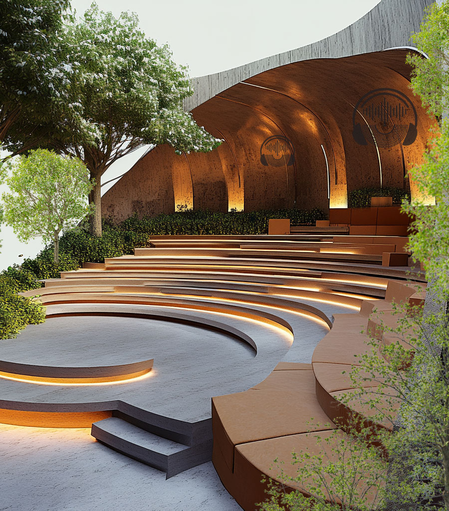 Semi-Circular Outdoor Theatre
